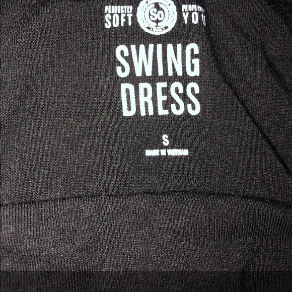 SO black soft swingy dress SZ S - Picture 3 of 3